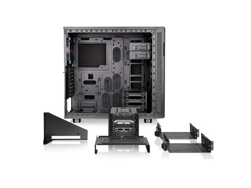 Thermaltake Suppressor F31 TG - Gehäuse - Miditower - Schwarz