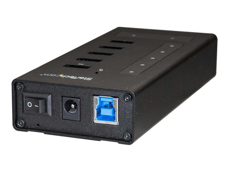 StarTech.com USB-C Hub Metal 7 Port USB-Hubs - USB 3.0 - 7 - Schwarz