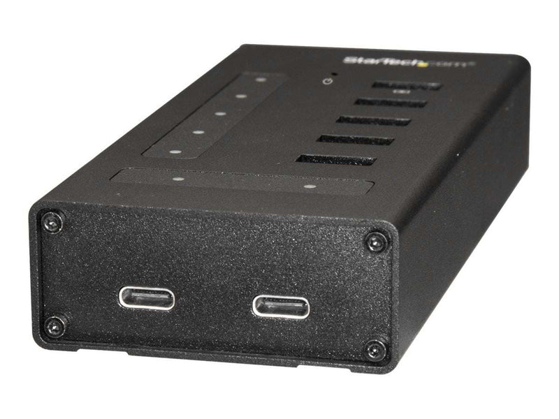 StarTech.com USB-C Hub Metal 7 Port USB-Hubs - USB 3.0 - 7 - Schwarz