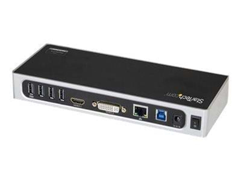 StarTech.com USB 3.0 Dual Monitor Docking Station - HDMI and DVI / VGA - dockingstation