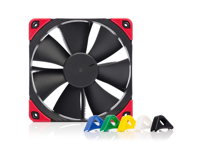 Noctua NF-F12 PWM chromax.black.swap - Gehäuselüfter - 120mm - Schwarz - 22 dBA