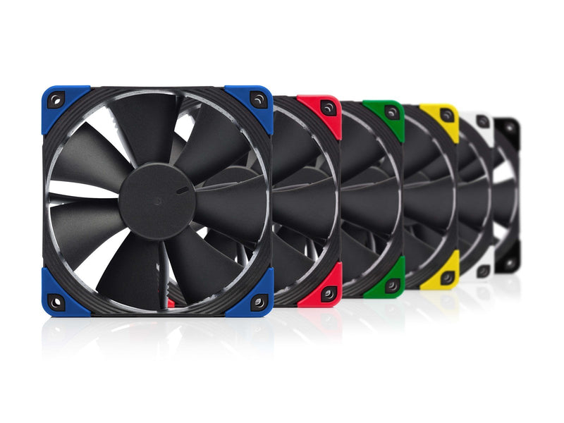 Noctua NF-F12 PWM chromax.black.swap - Gehäuselüfter - 120mm - Schwarz - 22 dBA
