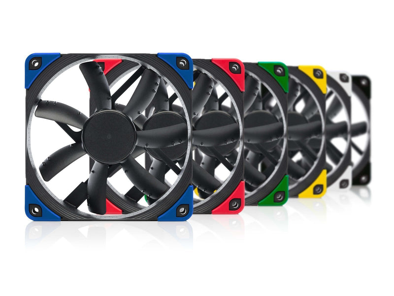Noctua NF-S12A PWM chromax.black.swap - Gehäuselüfter - 120mm - Schwarz - 17 dBA