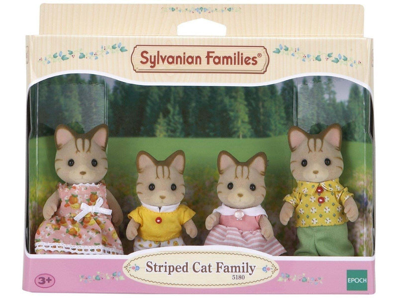 Sylvanian Families Striped Cat Family