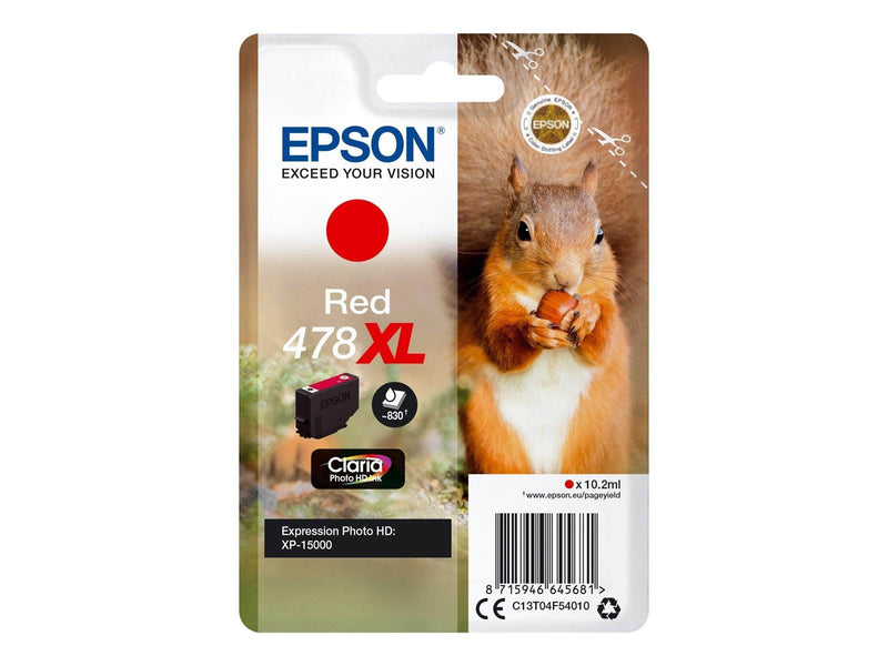 Epson 478XL - høj kapacitet - rød - original - blækpatron - Tintenpatrone Magenta