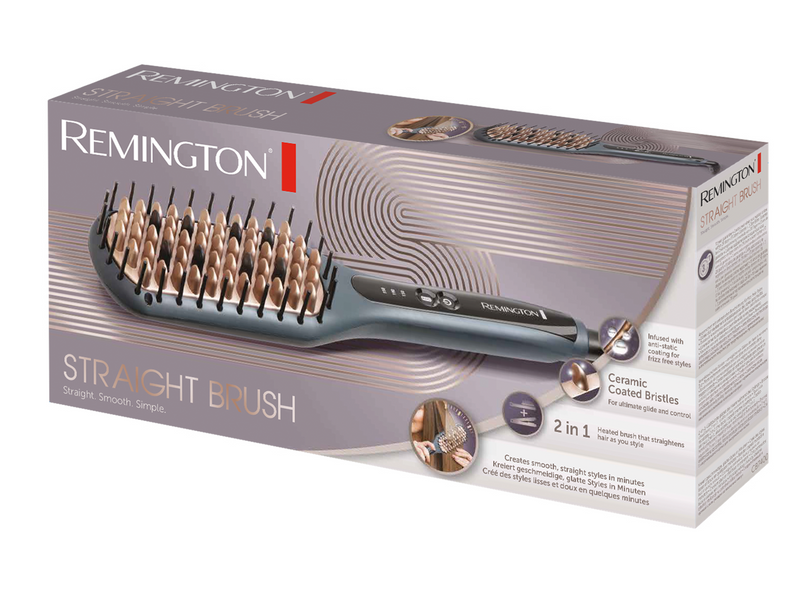 REMINGTON Straightener brush Straight Brush CB7400