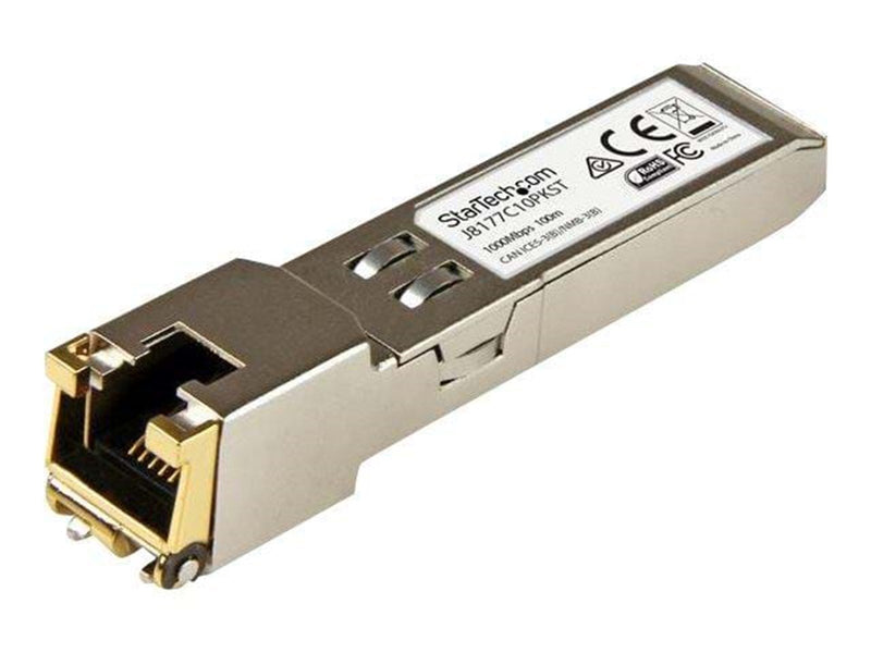 StarTech.com Gigabit RJ45 Copper SFP Transceiver Module - HP J8177C Compatible - SFP (mini-GBIC) transceiver modul - Gigabit Eth