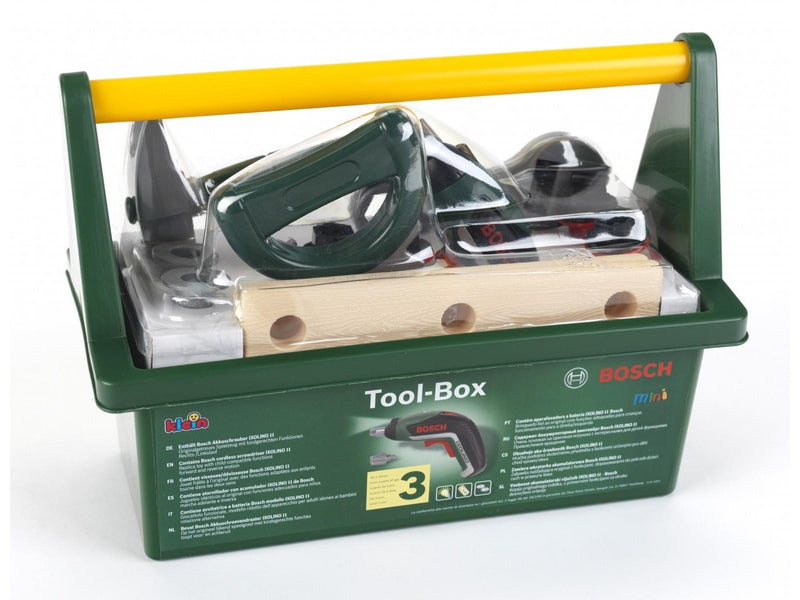 Theo Klein Toy Tool Box with Ixolino Cordless Screwdriver