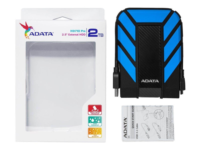 A-Data ADATA HD710P - Extern Festplatte - 2TB - Blau