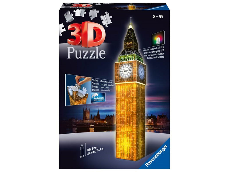Ravensburger Big Ben 3D Puzzle- Night Edition 3D Puzzle