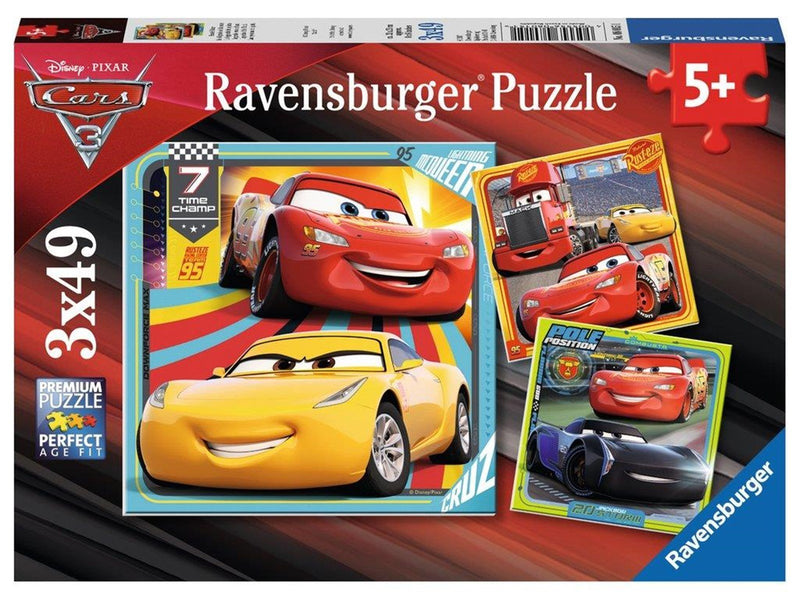 Ravensburger Cars Legends Of The Track 3x49p