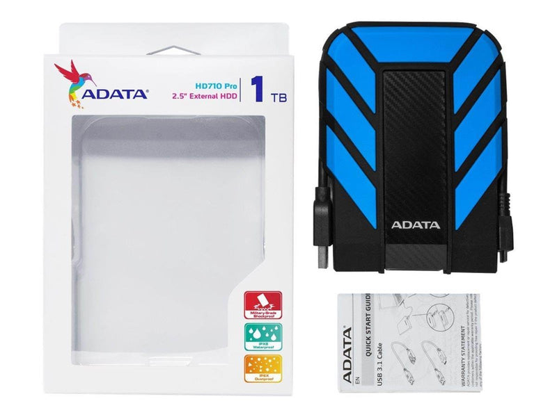 A-Data ADATA HD710P - Extern Festplatte - 1TB - Blau