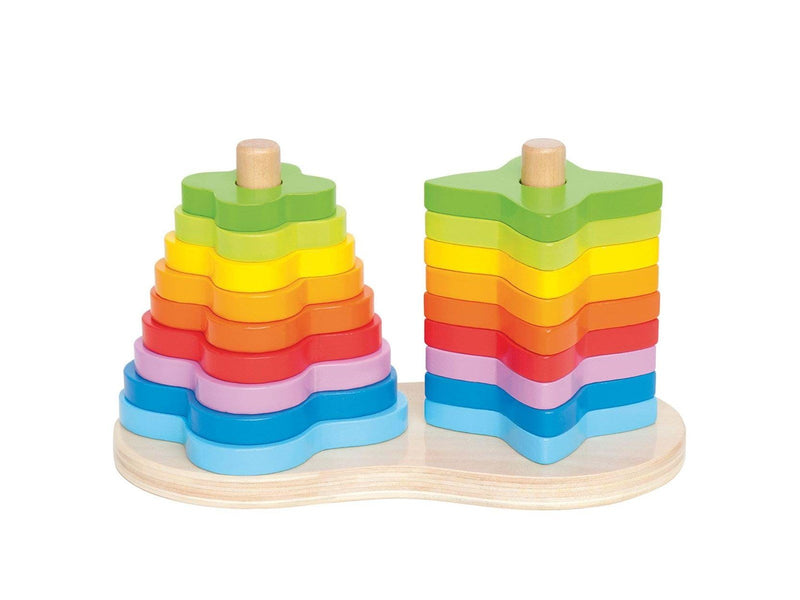 Hape Pile Tower Rainbow