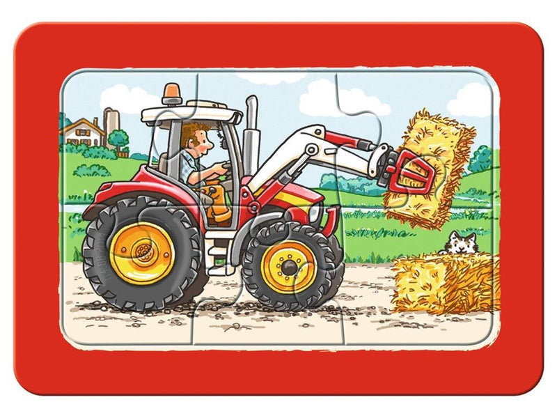 Ravensburger Excavator Tractor & Dump Tractor 3x6p