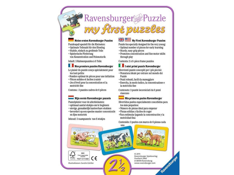 Ravensburger Excavator Tractor & Dump Tractor 3x6p