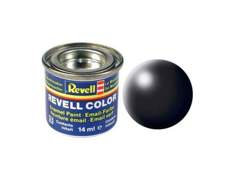 Revell enamel paint  302-black silk Matt