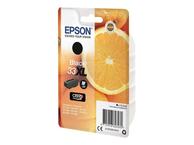 Epson 33XL - XL - sort - original - blækpatron - Tintenpatrone Schwarz