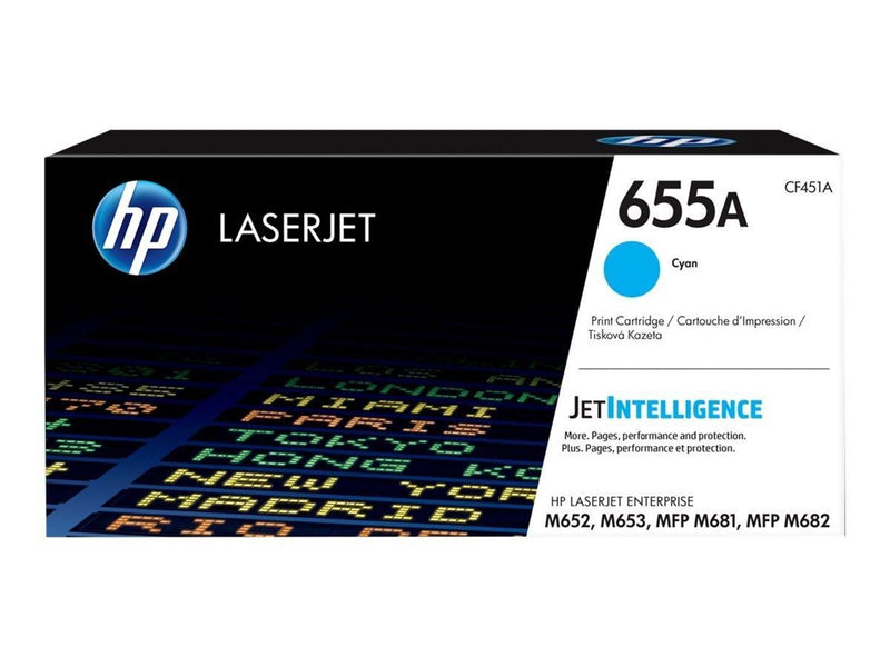 HP 655A / CF451A - Cyan Toner - Tonerpatrone Cyan