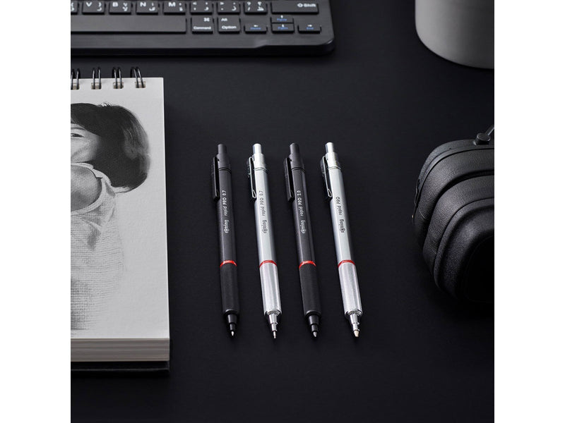 Rotring rOtring Rapid PRO Druckbleistift mit Einzug | 2,0 mm | Schwarz