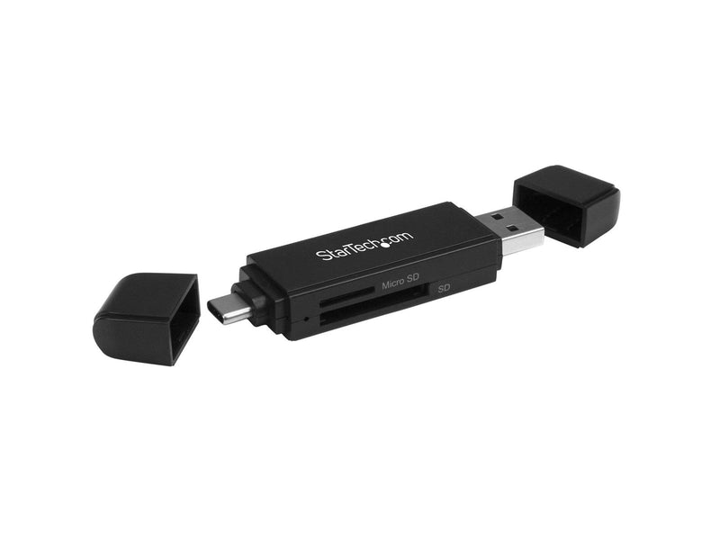 StarTech.com USB-A 3.0 - USB-C Memory Card Reader/Writer for SD and microSD Cards