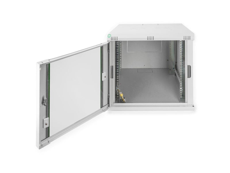 DIGITUS DN-19 09U-6/6-EC 9U Wall Mounting Cabinet 478x600x600mm color Grey (RAL 7035)