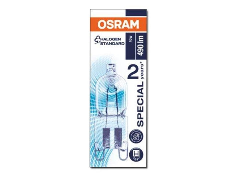 Osram Halogenglühlampe halopin ovnpære 40w g9 230v - 2700k G9