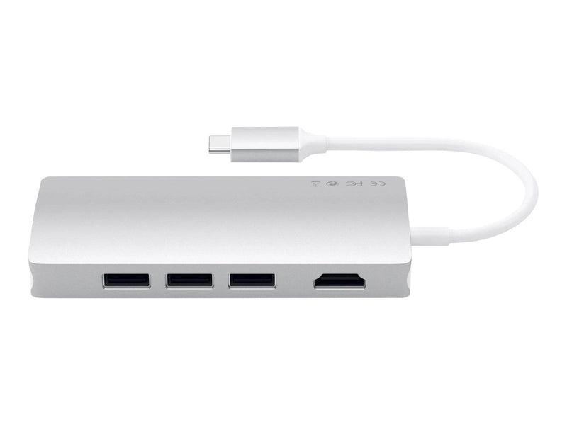 Satechi Aluminum Multi-Port Adapter V2 Dock - Silver