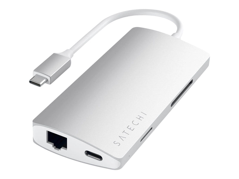 Satechi Aluminum Multi-Port Adapter V2 Dock - Silver
