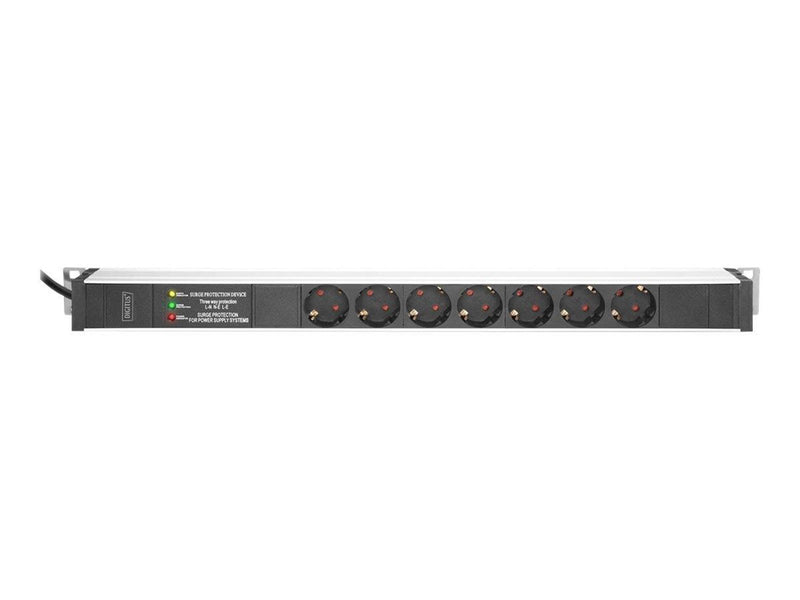 DIGITUS 7-Port - 1U - Aluminium PDU
