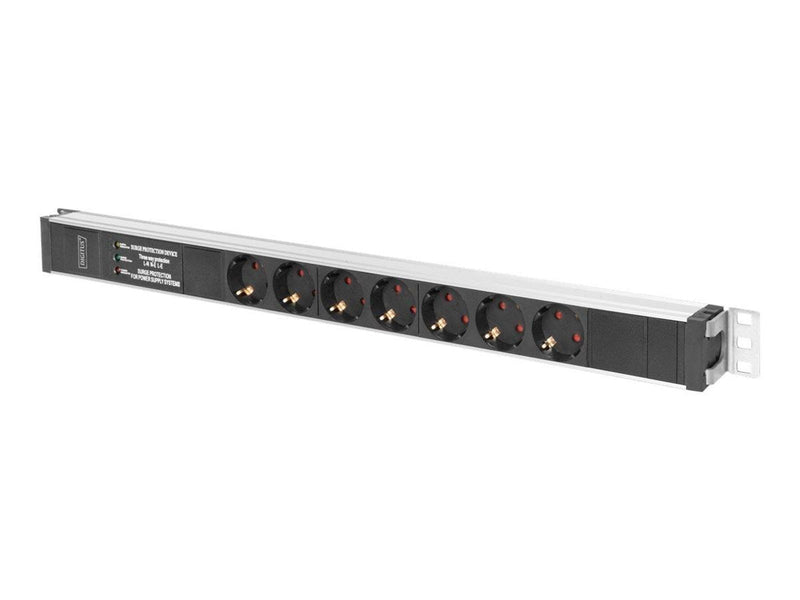 DIGITUS 7-Port - 1U - Aluminium PDU