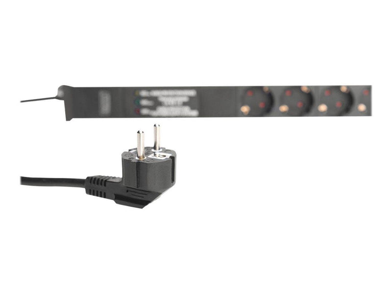 DIGITUS 7-Port - 1U - Aluminium PDU