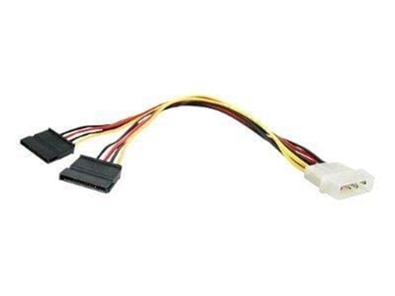 StarTech.com LP4 zu 2 SATA Internal Strom Splitter Kabel