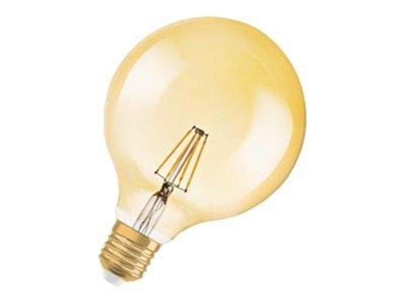 Osram LED-Lampe Vintage 1906 Globe G125 7W/824 (51W) Gold E27