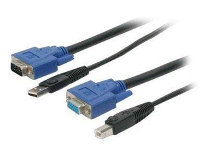 StarTech.com 2-in-1 USB KVM Kabel - Tastatur / Video / Mouse / USB Kabel