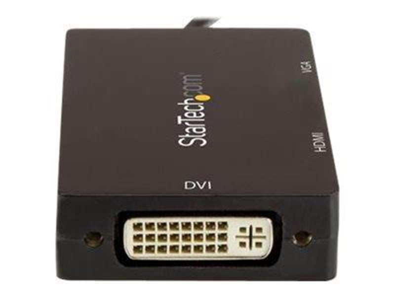 StarTech.com USB-C Multiport Adapter - 3-in-1 USB C to HDMI DVI or VGA - ekstern videoadapter