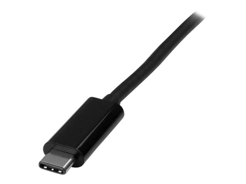 StarTech.com USB-C to VGA Adapter - ekstern videoadapter - sort