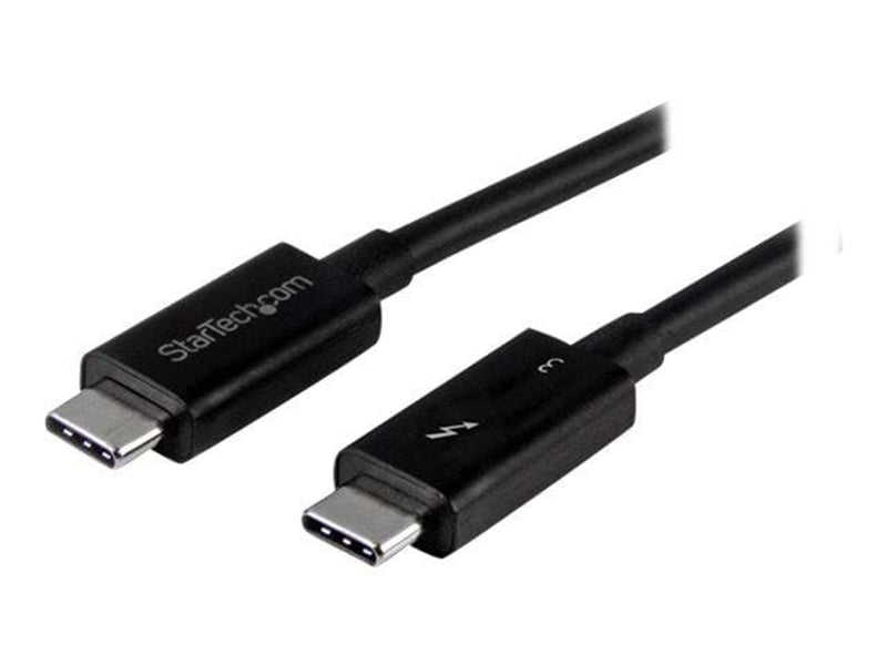 StarTech.com Thunderbolt 3 (40Gbps) USB C Cable - Black - 50cm