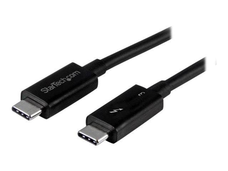 StarTech.com Thunderbolt 3 (40Gbps) USB C Cable - Black - 50cm