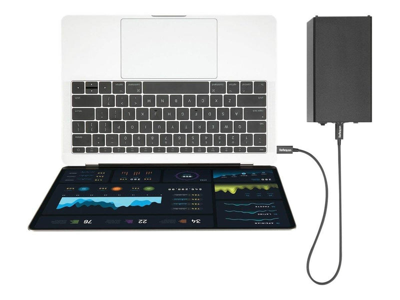 StarTech.com Thunderbolt 3 (40Gbps) USB C Cable - Black - 50cm