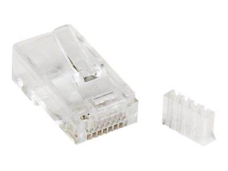 StarTech.com Cat 6 RJ45 Modular Plug for Solid Wire - transparent - Transparent