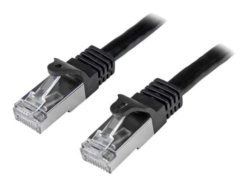 StarTech.com 2m Black Cat6 / Cat 6 Shielded (SFTP) Patch Cable 2 m - patchkabel - 2 m - sort - Schwarz - 2 meter