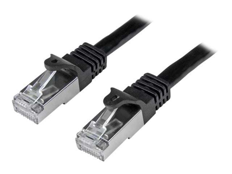 StarTech.com 2m Black Cat6 / Cat 6 Shielded (SFTP) Patch Cable 2 m - patchkabel - 2 m - sort - Schwarz - 2 meter