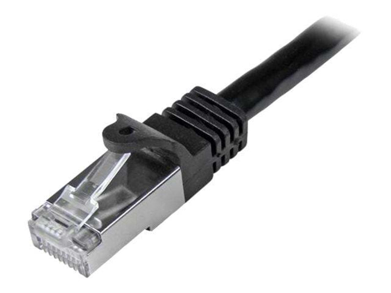 StarTech.com 2m Black Cat6 / Cat 6 Shielded (SFTP) Patch Cable 2 m - patchkabel - 2 m - sort - Schwarz - 2 meter