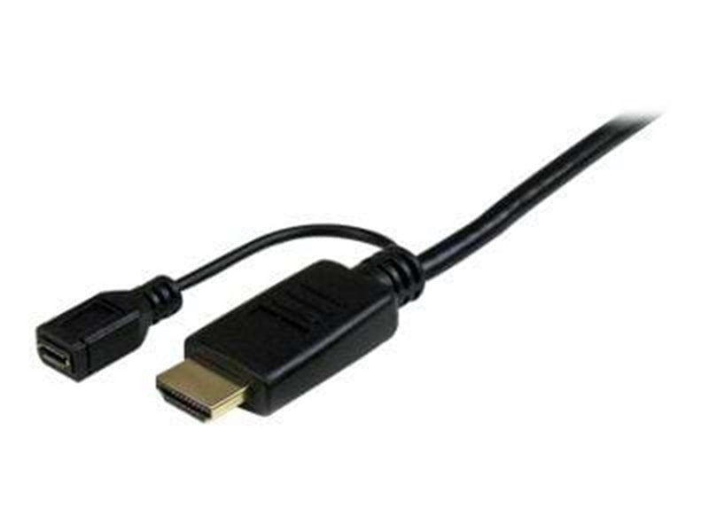 StarTech.com 6ft HDMI to VGA active converter cable HDMI to VGA adapter - video transformer - sort
