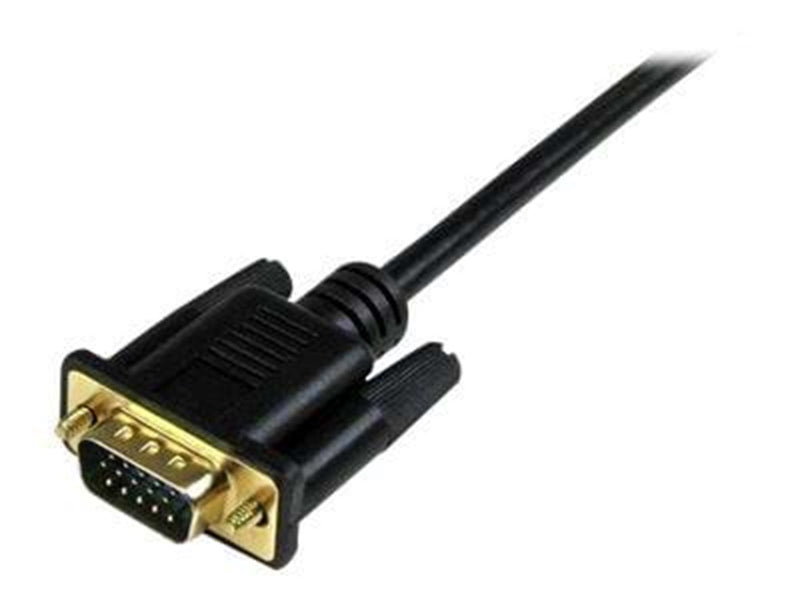 StarTech.com 6ft HDMI to VGA active converter cable HDMI to VGA adapter - video transformer - sort
