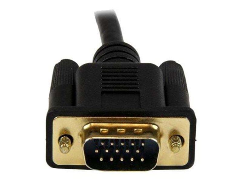 StarTech.com 10ft HDMI to VGA Active Converter Cable HDMI to VGA Adapter - video transformer - sort