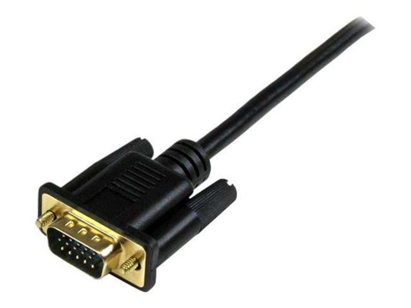 StarTech.com 10ft HDMI to VGA Active Converter Cable HDMI to VGA Adapter - video transformer - sort