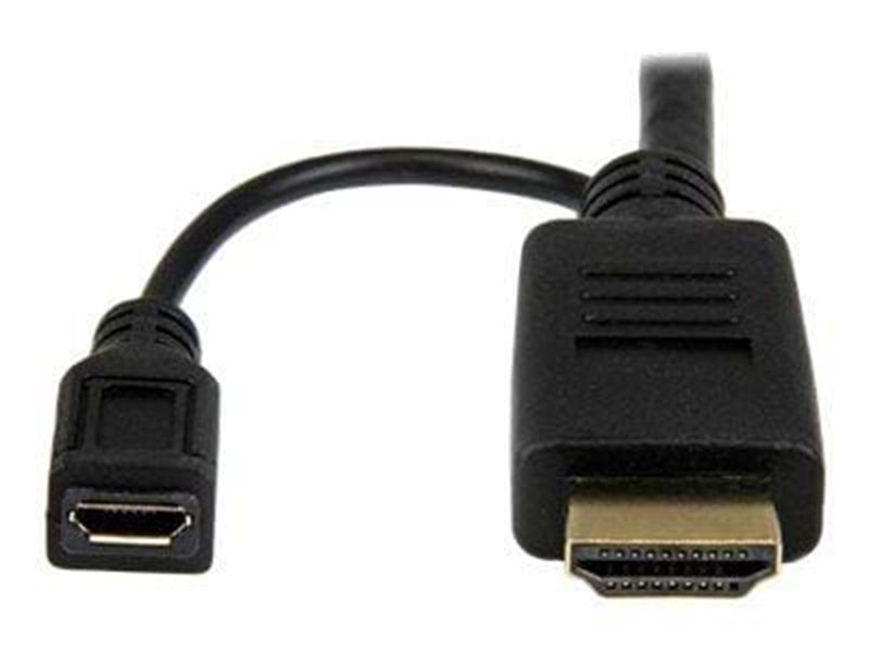 StarTech.com 10ft HDMI to VGA Active Converter Cable HDMI to VGA Adapter - video transformer - sort