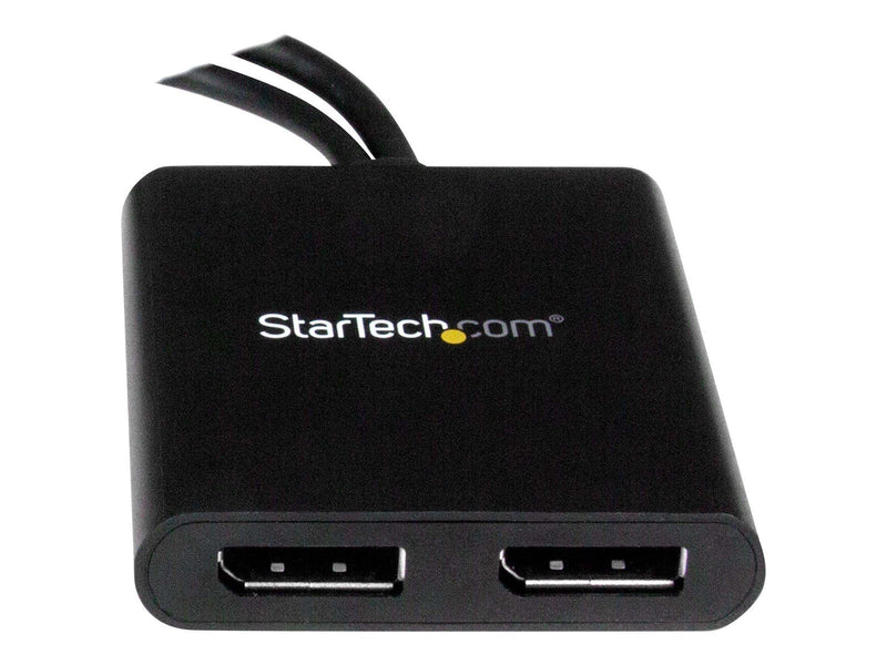 StarTech.com Mini DisplayPort to DP Multi Monitor Splitter - 2-Port MST Hub - videosplitter - 2 porte