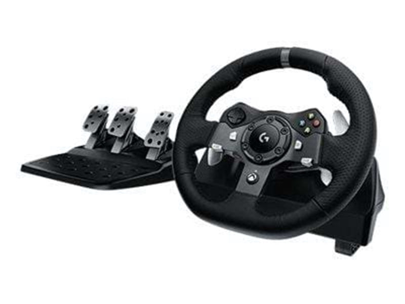 Logitech G920 Driving Force - rat og pedalsæt - kabling - Wired Steering wheel & Pedal set - Microsoft Xbox One